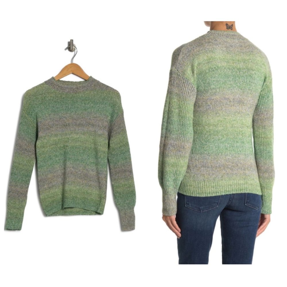 Abound Space Dye Crew Neck Sweater Small NWT